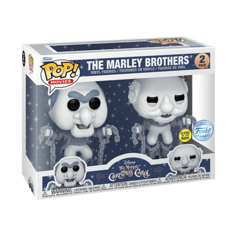 Funko Pop! Movies: The Muppets - Marley Brothers 2-Pack *Glow* *Limited To 8000 Pieces Shop Exclusive