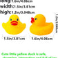 Dztian 12 Pcs Multicolored Mini Multicolor Rubber Ducks Baby Bath Ducky Bathtub Pool Squeaky Little Duck Toys For Shower/Party D
