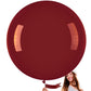 Partywoo Dark Red Large Balloons 4 Pcs 36 Inch Burgundy Maroon Ruby Red Big Jumbo Giant Ruby Red Latex Balloons For Graduation Birthday Valentine'S Day Wedding Anniversary Party Decorations Red-Y75