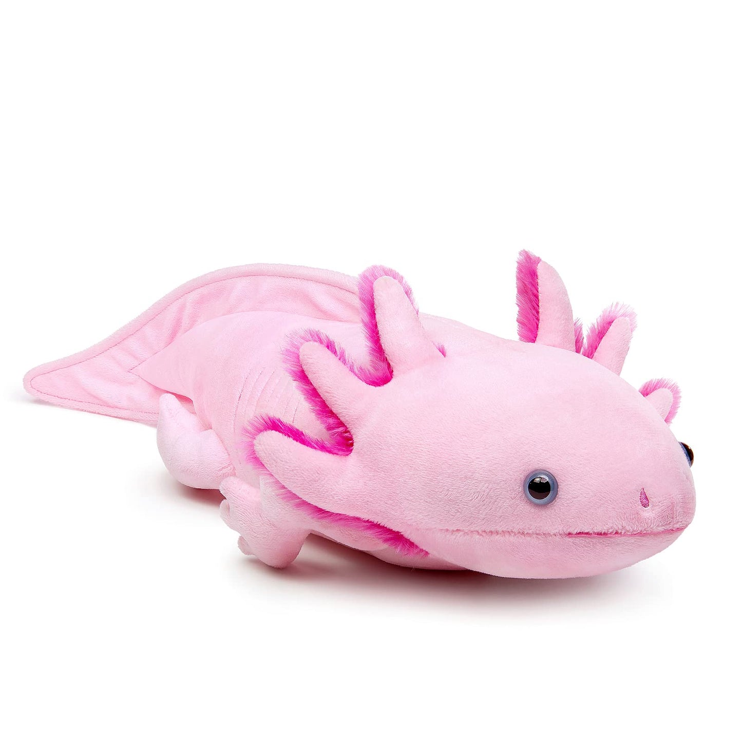 ZHONGXIN MADE 21 Inch Pink Axolotl Plush Toy - Soft Polyester Stuffed Animal, Cute Lizard Gift for Kids, Model 794304587601