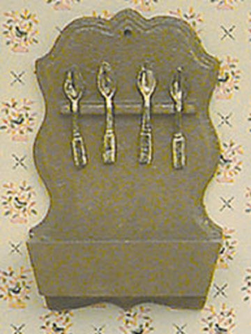 Dollhouse Miniature Chrysnbon Spoon Rack