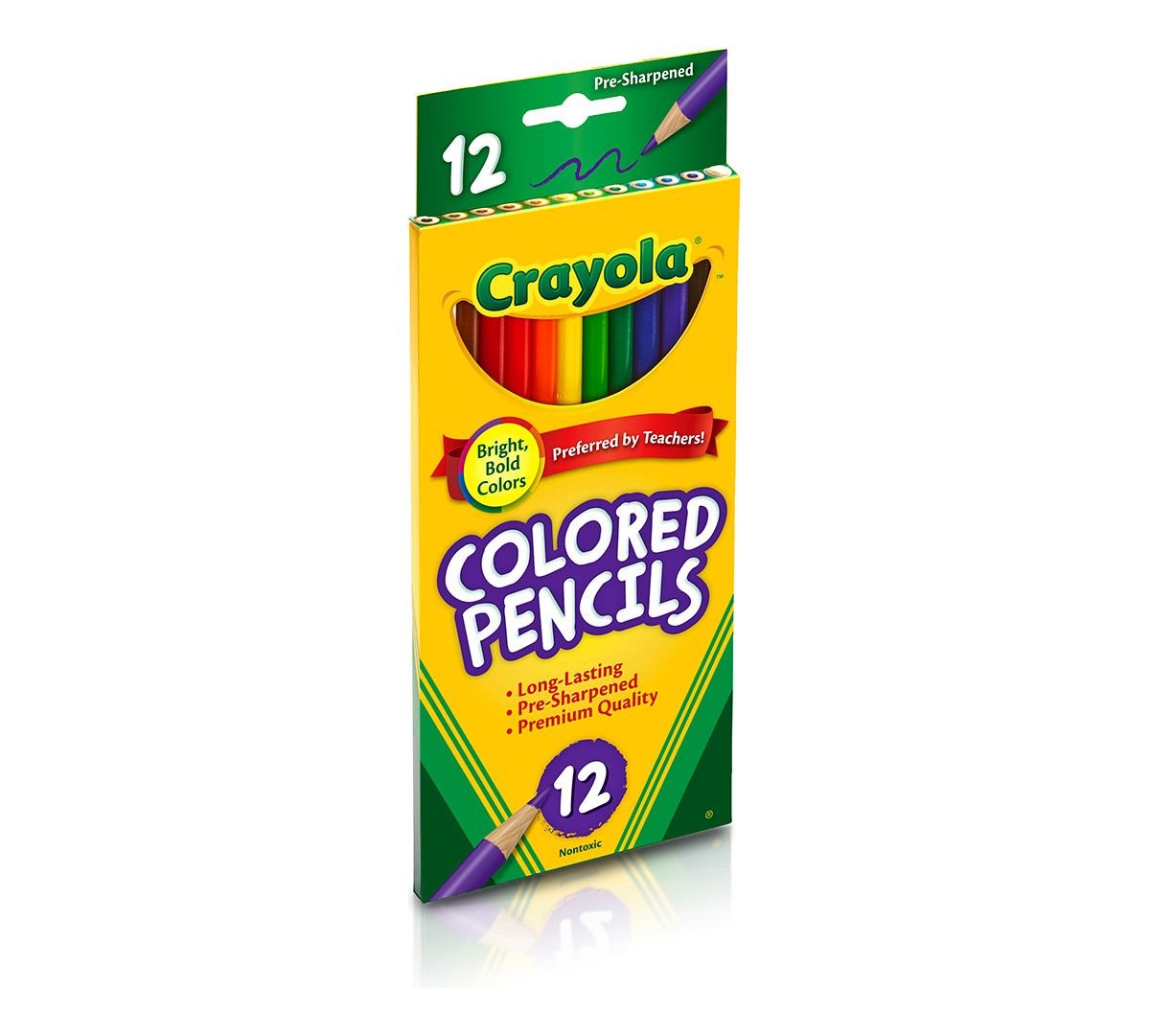 Crayola Long Assorted Colored Pencils bundled by Maven Gifts- pack of 24