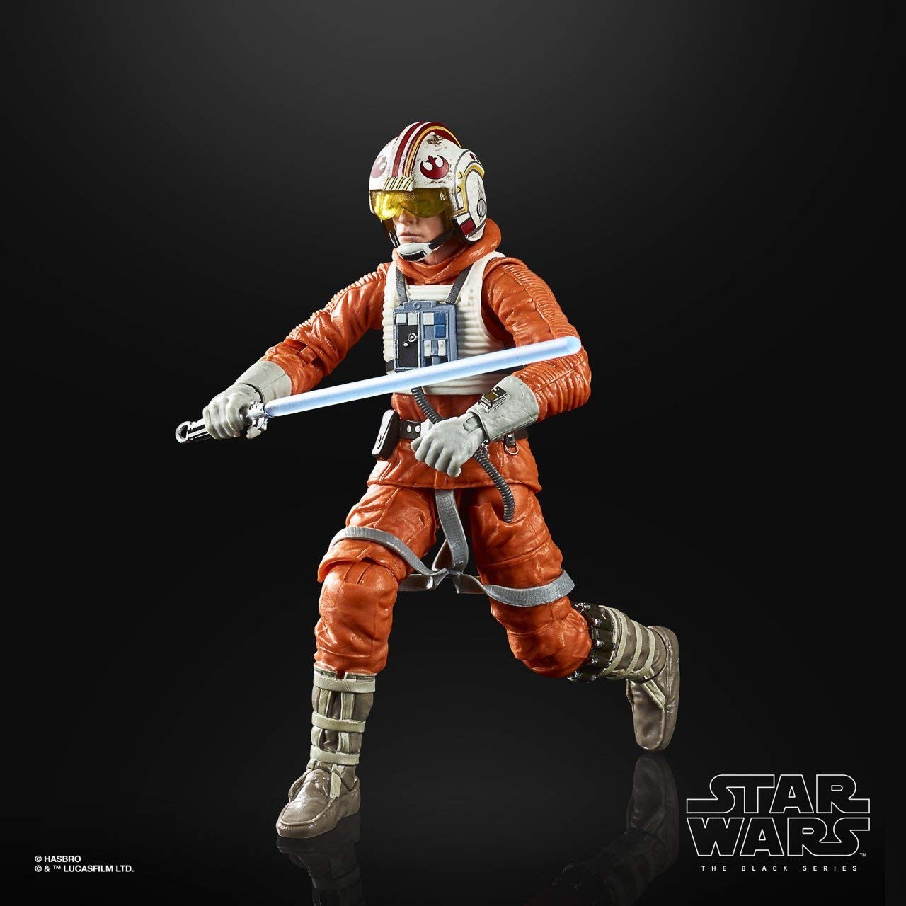 STAR WARS The Black Series Luke Skywalker 6-inch Figure, Snowspeeder Variant, Plastic, E90525X0, 40th Anniversary Collectible