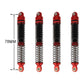 Pothyes 78Mm Aluminum Long Threaded Shocks Absorbers Oil Damper For 1/18 Rc Crawler Trx4M Trx-4M Kupgrade Parts (Red)