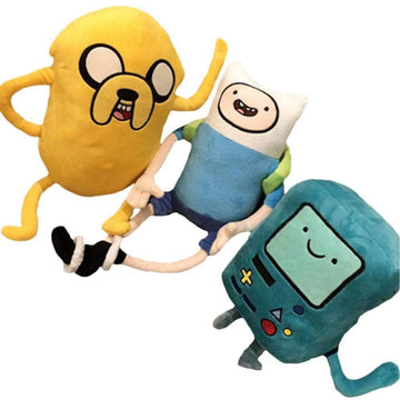 Soft Plush Toy Collection | Characters Finn  Jake & BMO | 11in Stuffed Dolls | Perfect for Birthday Gifts  Party Decor & Collectors | Safe  enhanced Material (Combine three)