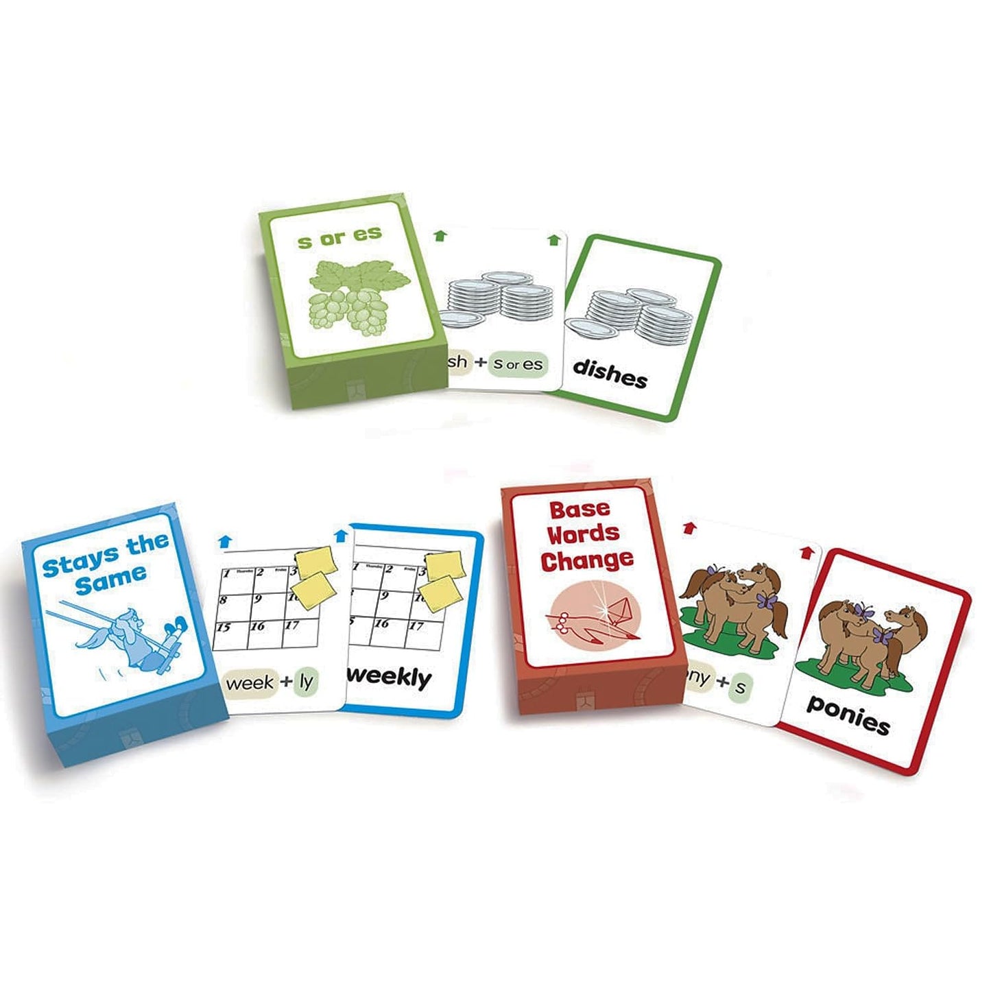 Junior Learning Jl215 Suffixes Flashcards