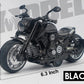 Gilumza Pull Back Motorcycles Toy, Moto Gift With Music Lighting, Wolverine Motorcycle Toys For Boys Kids Age 3-12 Year Old (Bla