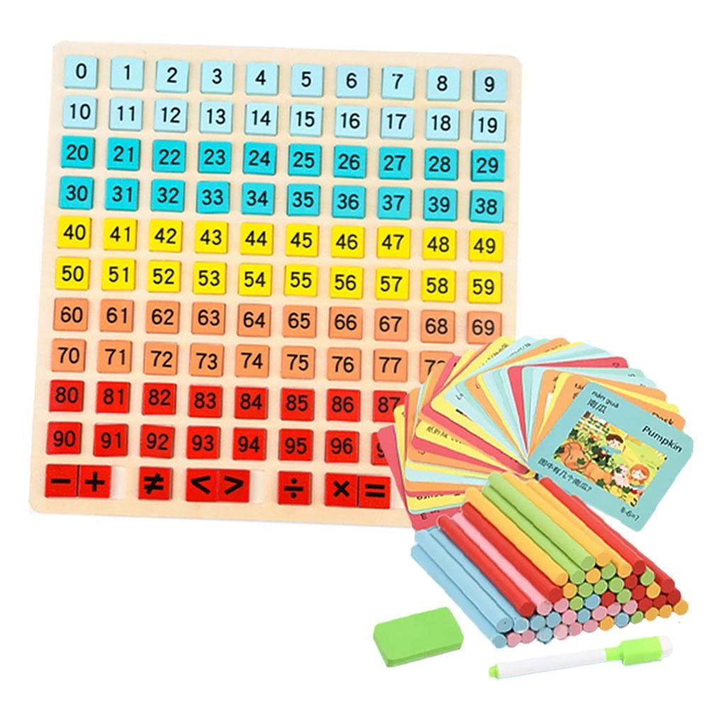 MeadawgsWooden Puzzle Board Building Block Montessori Toy Number|Toys & Hobbies|Educational|Other Educational Toys
