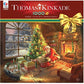 Ceaco 1000-Piece Puzzle - Thomas Kinkade Santa’s Special Delivery - Red Cardboard - Model 3328-33