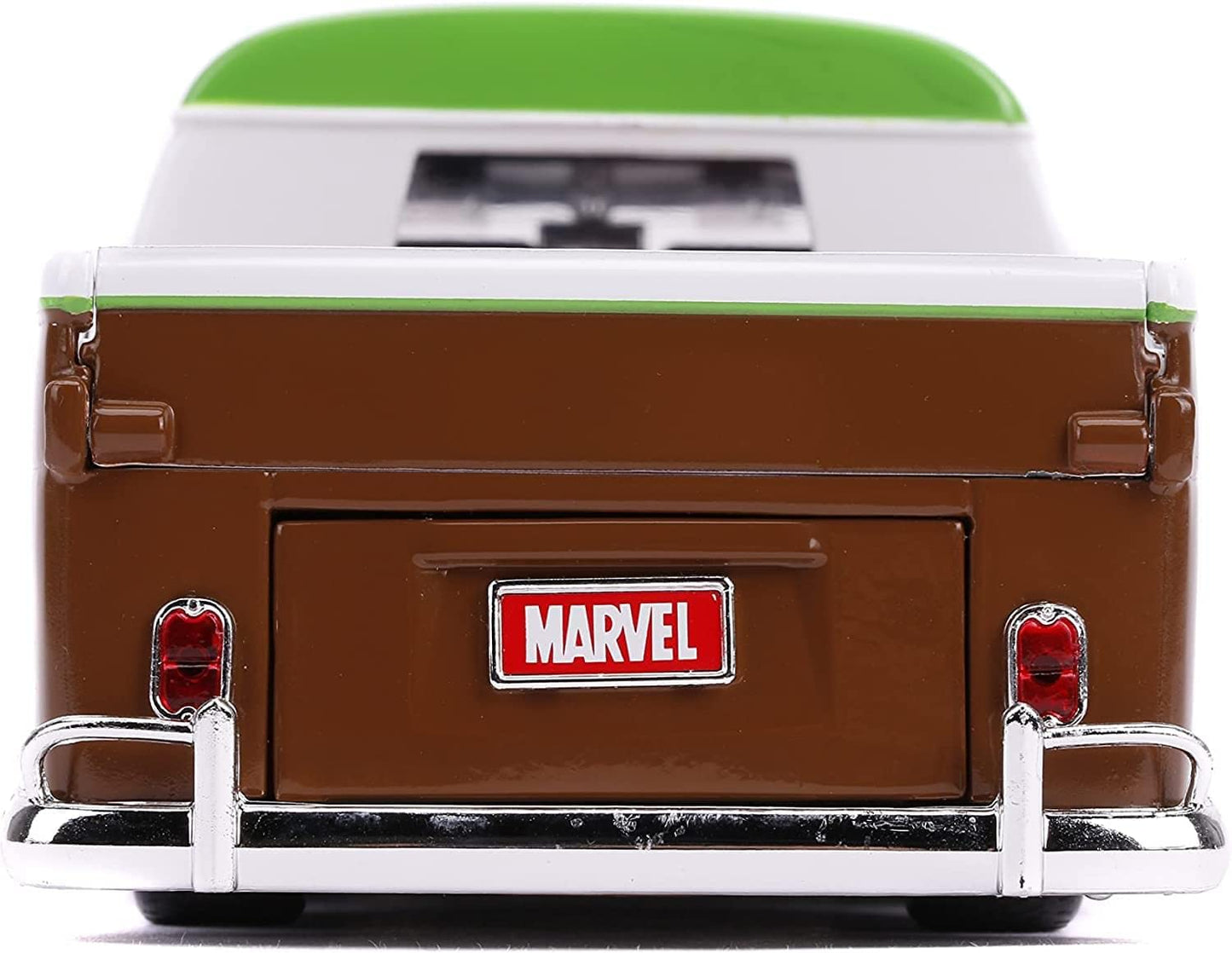 1963 Volkswagen Bus Pickup Truck With Groot Diecast Figurine ''Guardians Of The Galaxy'' ''Marvel'' Series 1/24 Diecast Model Ca
