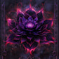 MTG Card Sleeves 100CT (Crimson Black Lotus), Matte Art Card Sleeves, Matte Back & Clear Front, 66x92mm
