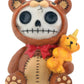 Brown Honeybear with Honey Bear Bottle Furry Bones Statue