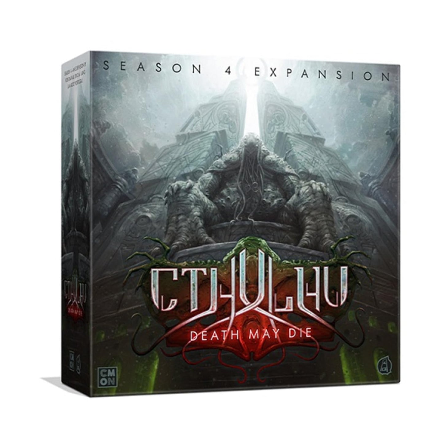 Cthulu: Death May Die Season 4 Board Game Expansion - Unveil New Horrors! Cooperative Mystery Game for Kids & mature-themeds  Ages 14+  1-5 Players  90-120 Minute Playtime  Made by CMON