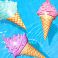 Novelty Place Giant Inflatable Ice Cream Cone for Summer Party, Swimming Pool, Beach, Birthday, and Outdoor Decorations(36 Inche