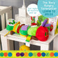 KIDS PREFERRED Learn to Dress Activity Toy - The Very Hungry Caterpillar, Small, Multicolor, Cotton, Model 55722