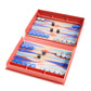 PrintWorks Womens The Art of Backgammon, Red, One Size