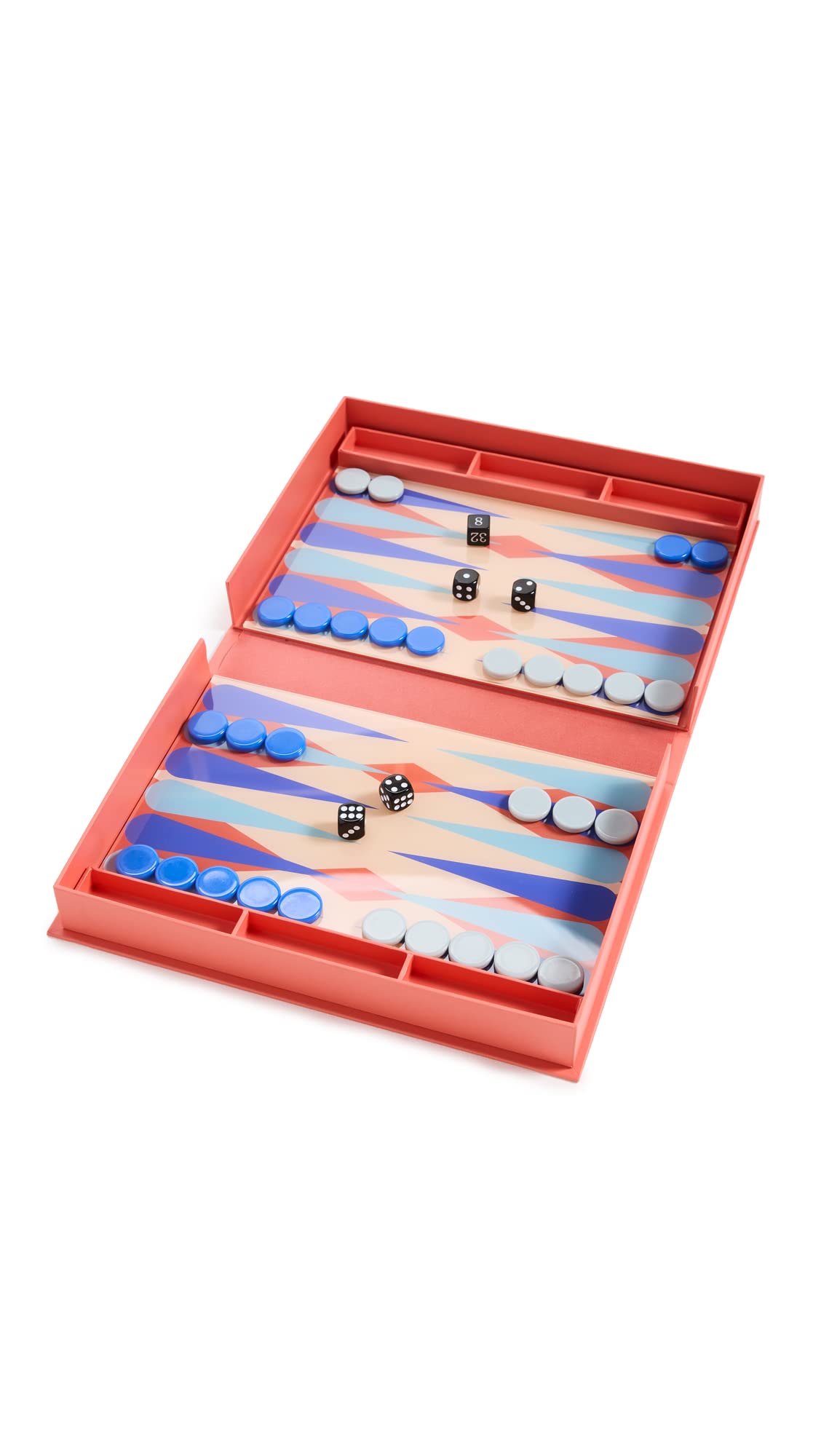 PrintWorks Womens The Art of Backgammon, Red, One Size