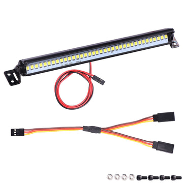 AIMROCK 150mm RC Car Light Bar Roof Lamp Kit w/36 LEDs for 1/10 Slash TRX-4 SCX10 Losi RC4WD D90