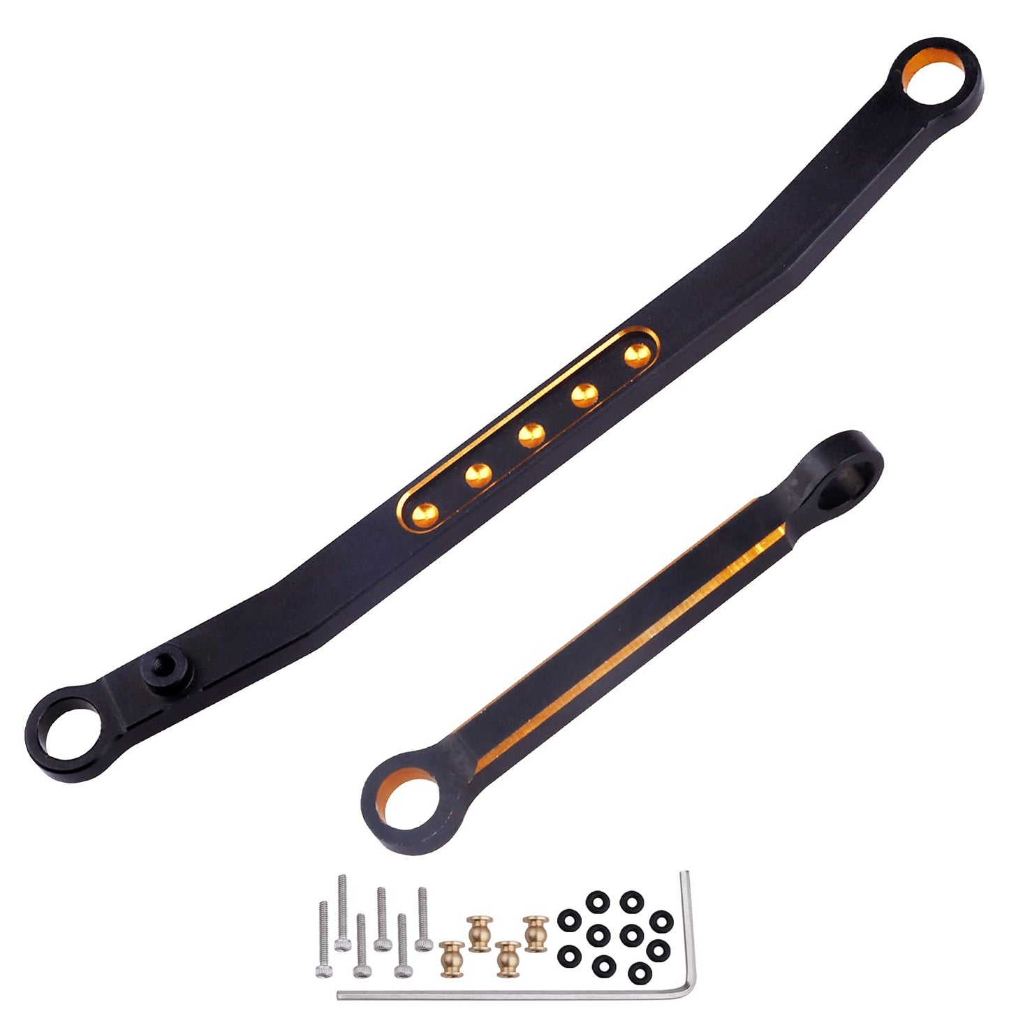 Aluminum Steering Links Set for Axial SCX24 1/24 Scale RC Crawler Truck Car Replacement Upgrades Parts