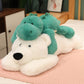 Ronivia Weighted Stuffed Animals, 29.5'' 6.2Lbs Weighted Bear Stuffed Animal Toy Cute White Bear Plush Pillow Weighted Plush Ani