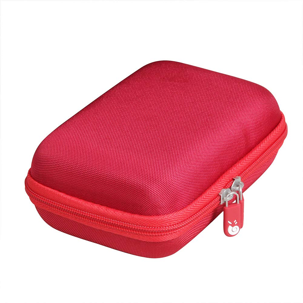 Hermitshell Hard Travel Case For Trovono/Jafatoy/Gamplae/Anyando/Hijjjps Classical Fc Games Handheld Game Machine Retro Mini Game Player (Not Include The Handheld Game Console ) (Red)