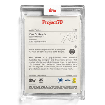 Topps Project70 Card 534 | 1986 Ken Griffey Jr. by Alex Pardee