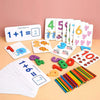 kesi Mathematics Cards Game  Calculation Matching Puzzles to Sight Numbers Flash Cards for Girls Boys, Preschool Learning Toys,