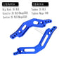 RCarmumb Alloy Front Rear Shock Tower Upgrades Part for 1/10 Big Rock 3S BLX,Granite/Senton 3S BLX(Mega550),1/8 Typhon 3S BLX(Me