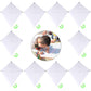 B Bangcool Diy Kids Kite Blank Kites Making Painting White Paper Blank Kites With Swivel Line For Kids Outdoor Park Beach Grassland Activities(20Pcs)