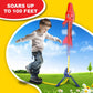 Ownone 1 Rocket Launcher For Kids 3-5, 6-8, 8-12, Dinosaur Rocket Launcher Toy - With 3 Dino Rocket, 3 Led Air Rocket - Outdoor