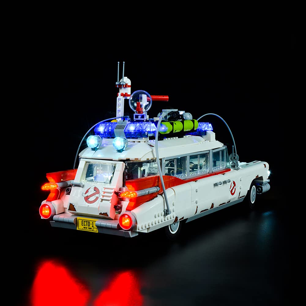 Led Lighting Kit Only - Light Set Designed For Lego Ghostbusters Ecto-1 10274 Building Blocks Model - Without Lego Bricks Set (Rc Sound Version)