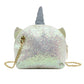 Rarityus Kids Rainbow Cute Unicorn Crossbody Purse Sequins Shoulder Bag Gift For Little Girls