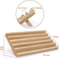 Plusvivo Domino Racks With Stand Set Of 4, Mexican Train Dominoes Set Trays Wooden Domino Holders For Mexican Train And Other Domino Games For Kids & Adults - Hobbies, Indoor Activities & Family Fun