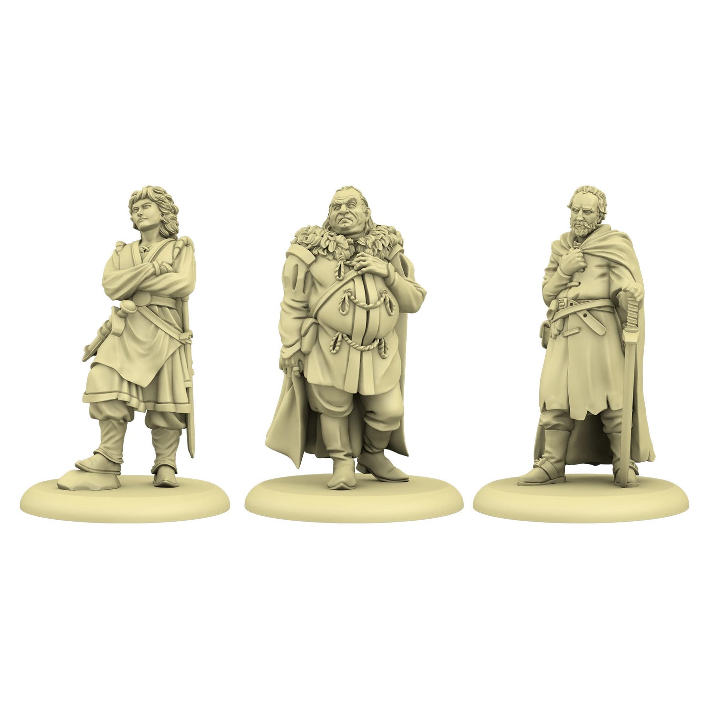 Cmon A Song Of Ice And Fire Tabletop Miniatures Baratheon Heroes I Box Set - Leaders Of The Stormlands, Strategy Game For Adults