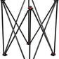 AnNafi® Carrom Stand - Adjustable & Foldable Metal Pipe Design - Black Indoor Gaming Accessory