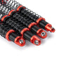 Que-T 4pcs Metal Shock Absorber Damper for 1/10 RC Crawler Car SCX10 D90 TRX4 TRX6 (85mm)