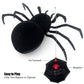 Tipmant RC Spider Remote Control Tarantula Realistic Animal Crawlers Scary Kids Halloween Christmas Prank Gag Toys Birthday Gift