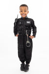 Little Adventures SWAT Police Hero Costume Set - Pretend Play Machine Washable (Medium Age 3-5)