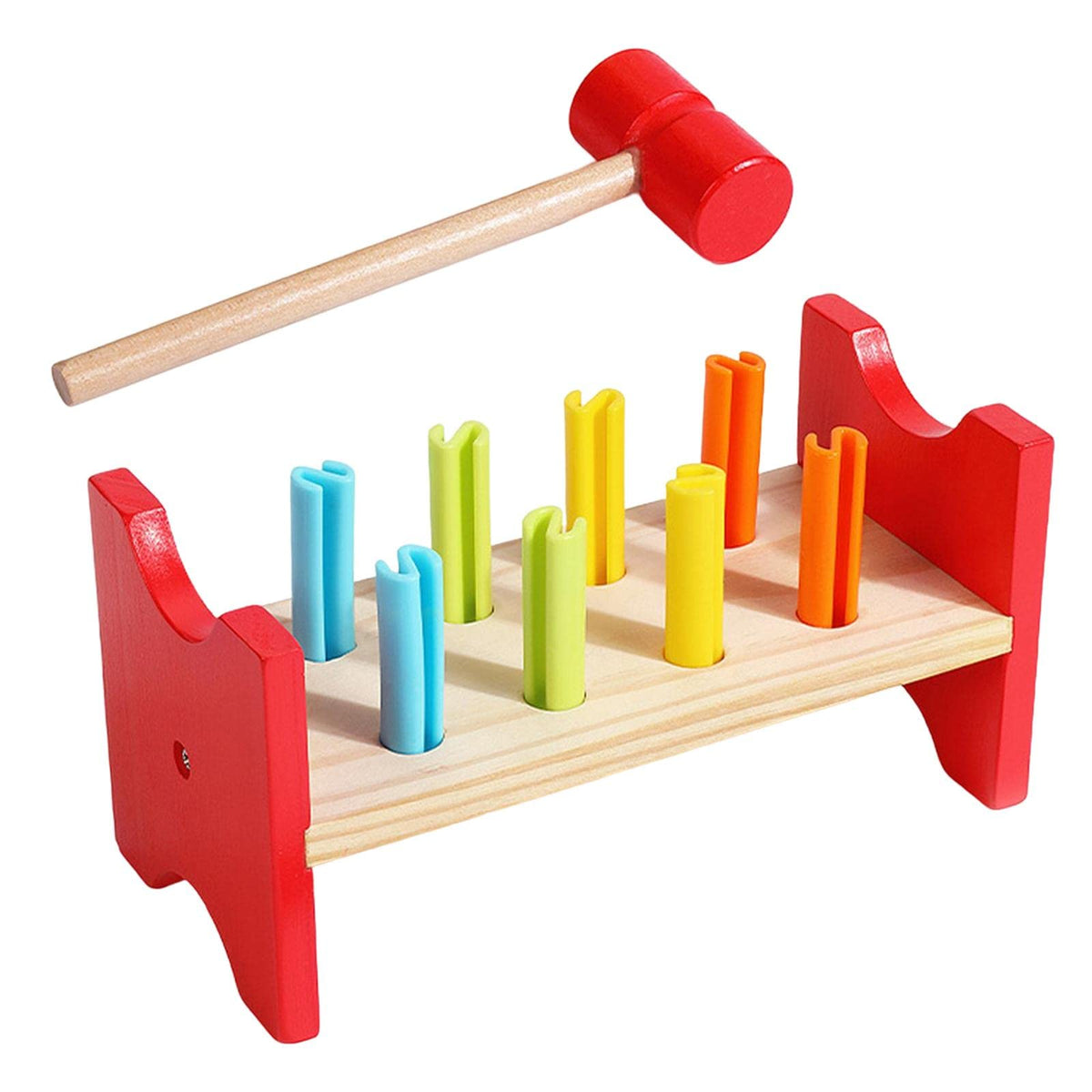 Loom Tree Pounding Bench Wood Toy Early Learning Development Game For Kids Boys Girls | Preschool Toys & Pretend Play | Other Pr