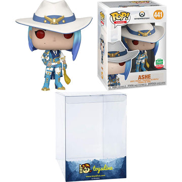 Ashe (Funk O-Shop Exc): Funk O Pop! Games Vinyl Figure Bundle With 1 Compatible  'Toysdiva ' Graphic Protector (441 - 44782 - B)