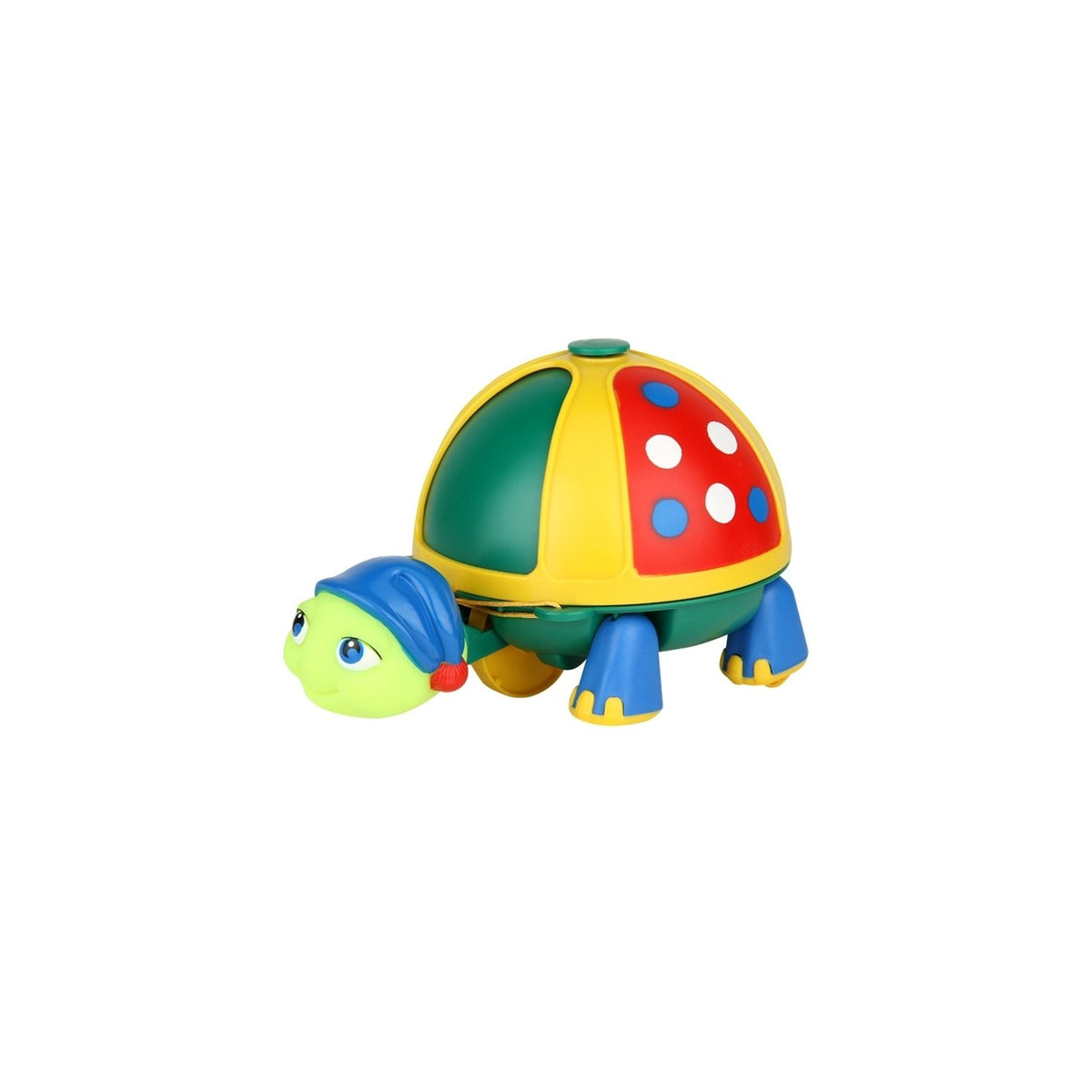 Funskool Giggles  Roly Poly Turtle , Pull along toy, Encourages walking, Rattling sound,Multicolour, 12 months & above, Infant 