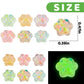 WOZADU 100 PCS Mini Resin Cat Paws Figures for Crafts Luminous Tiny Resin Animal Paws Miniature Things for Dollhouse Fairy Garden Micro Landscaping Decoration Cake Toppers Decor