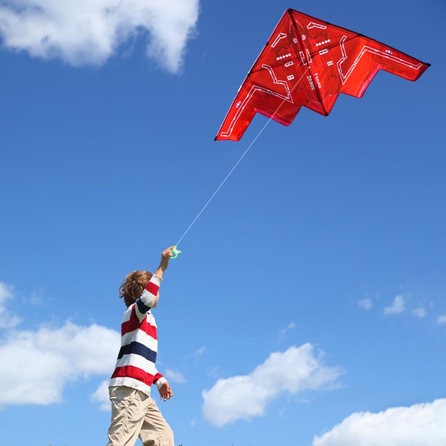 HENGDA KITE Aircraft Kite,for Kids and Adults,Easy to Fly,Excellent Fabric and Structure Design,The Pictures are Beautiful in hi