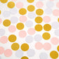 MOWO Confetti Circles Wedding Party Decor and Table Decor, 1.2 in Diameter (glitter gold pink and white mix,200pc)