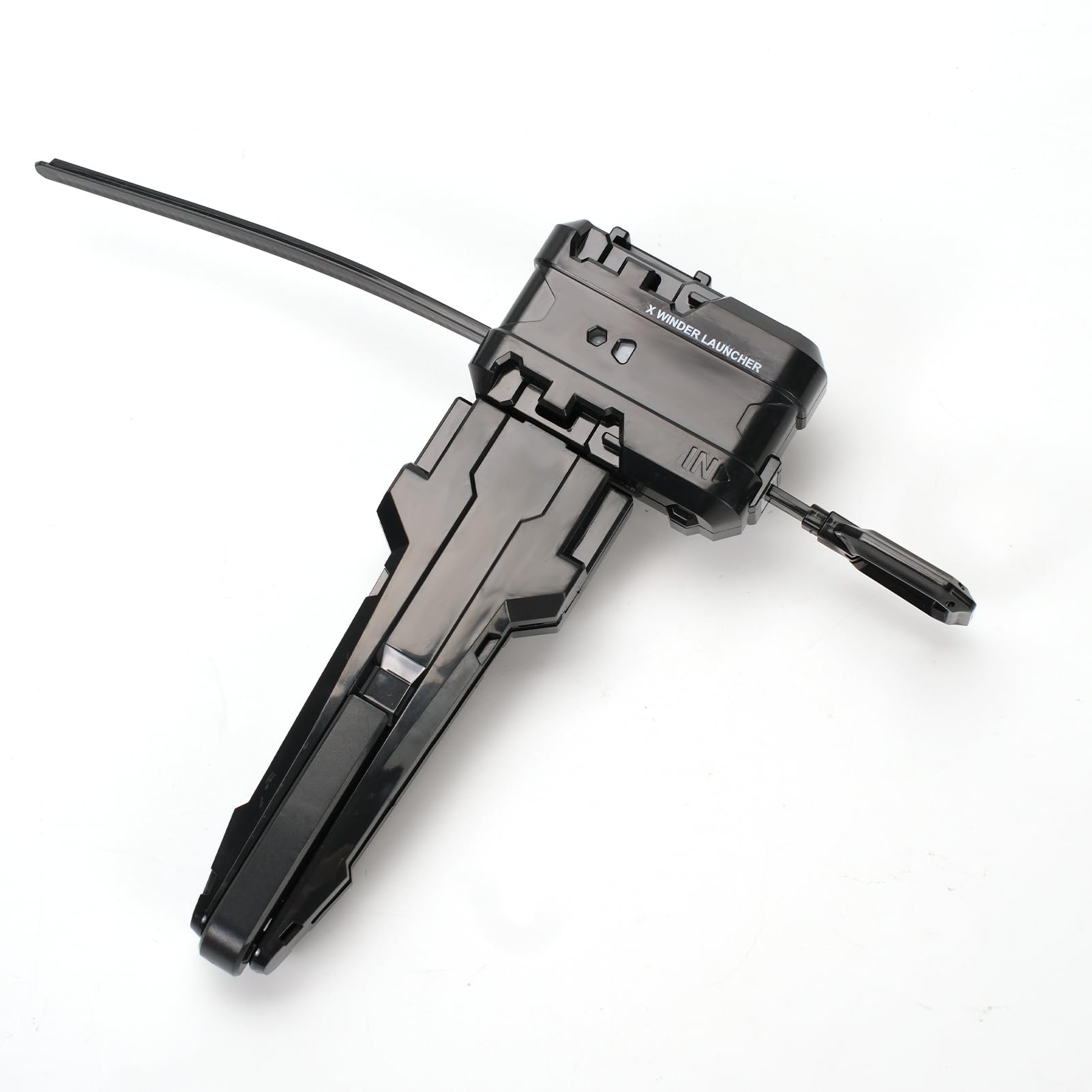 AIBREAY Bey X Winder Launcher  with cutting edge X Grip for Easy Control Battling Gyro Accessories(Black)