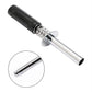 Alloy RC Glow Plug Igniter Nitro Engine Starter Support AA Batteries for RC Car Buggy Truck Plane, Black