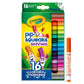Crayola Washable Pip-Squeaks Skinnies Markers 16-Count per Pack (1-Pack)