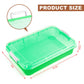 15Inch Portable Sensory Bin Play Tray With Lid, Fill With Water, Sand, Beads And More (Green)