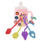 Atorse Baby Baby Bottle Rattle Toy Early Educational Hand Grip For Babies Infant Pink