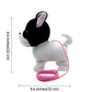 Yh Yuhung Walking French Bulldog Puppy Stuffed Animal With Remote Control Leash, Walking And Barking Bulldog On Leash Toy, Electronic Dog Toy For Kids Age 3-5